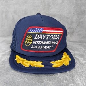Vintage Daytona International Speedway Nascar Racing Hat Scrambled Eggs